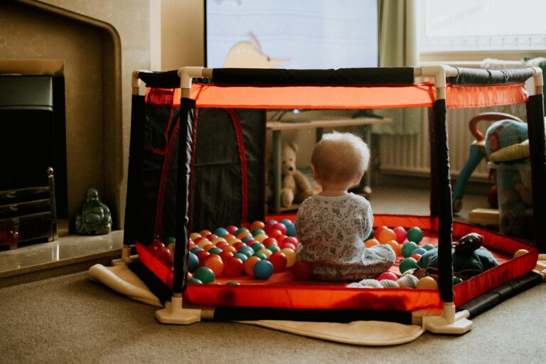 Toddler in Ball Pit