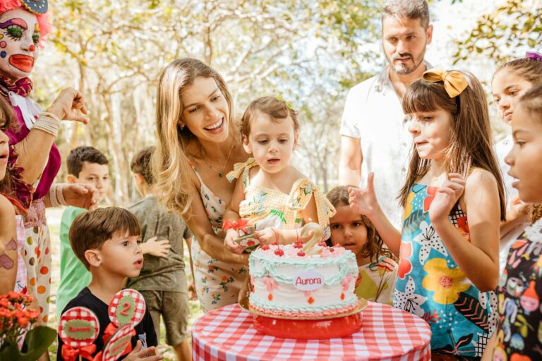Orange County Kids Party Blog! 11 Mother holding child with cake
