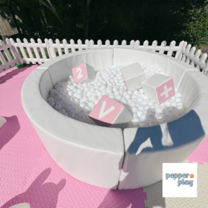 White Circular Ball Pit