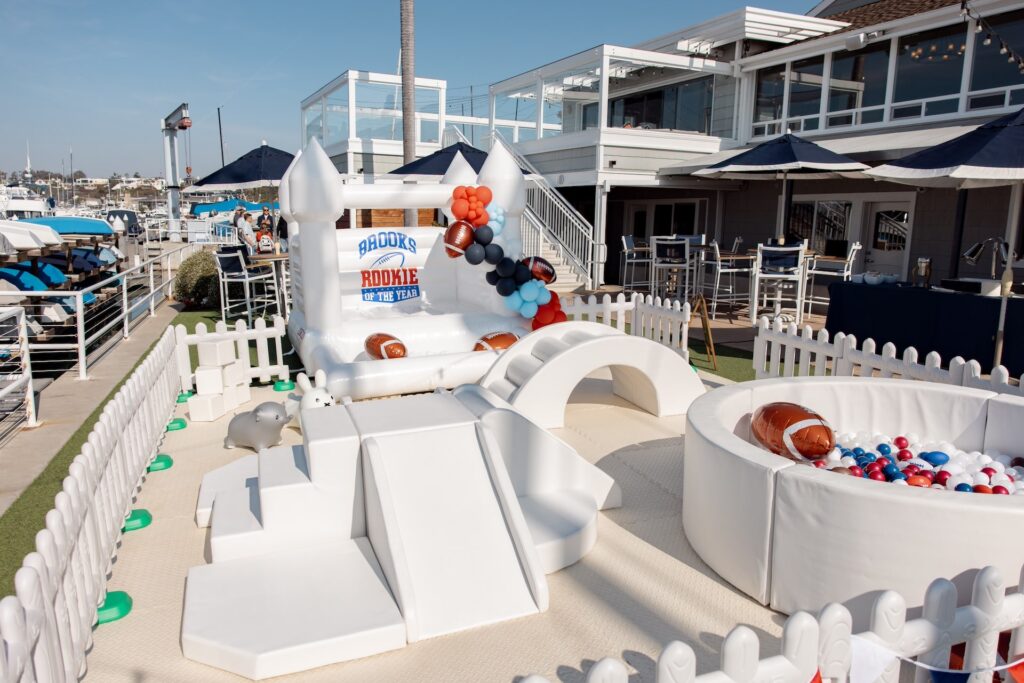 White Soft Play Setup in Corona del Mar