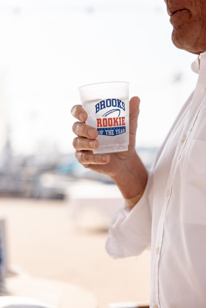 Custom graphic on cup