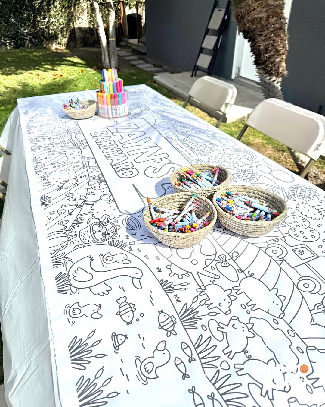 Coloring Table Kids Crafts
