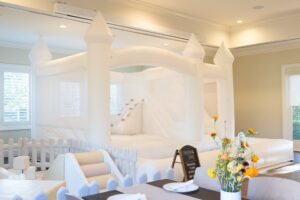 Orange County Kids Party Blog! 15 White Bounce House Indoors