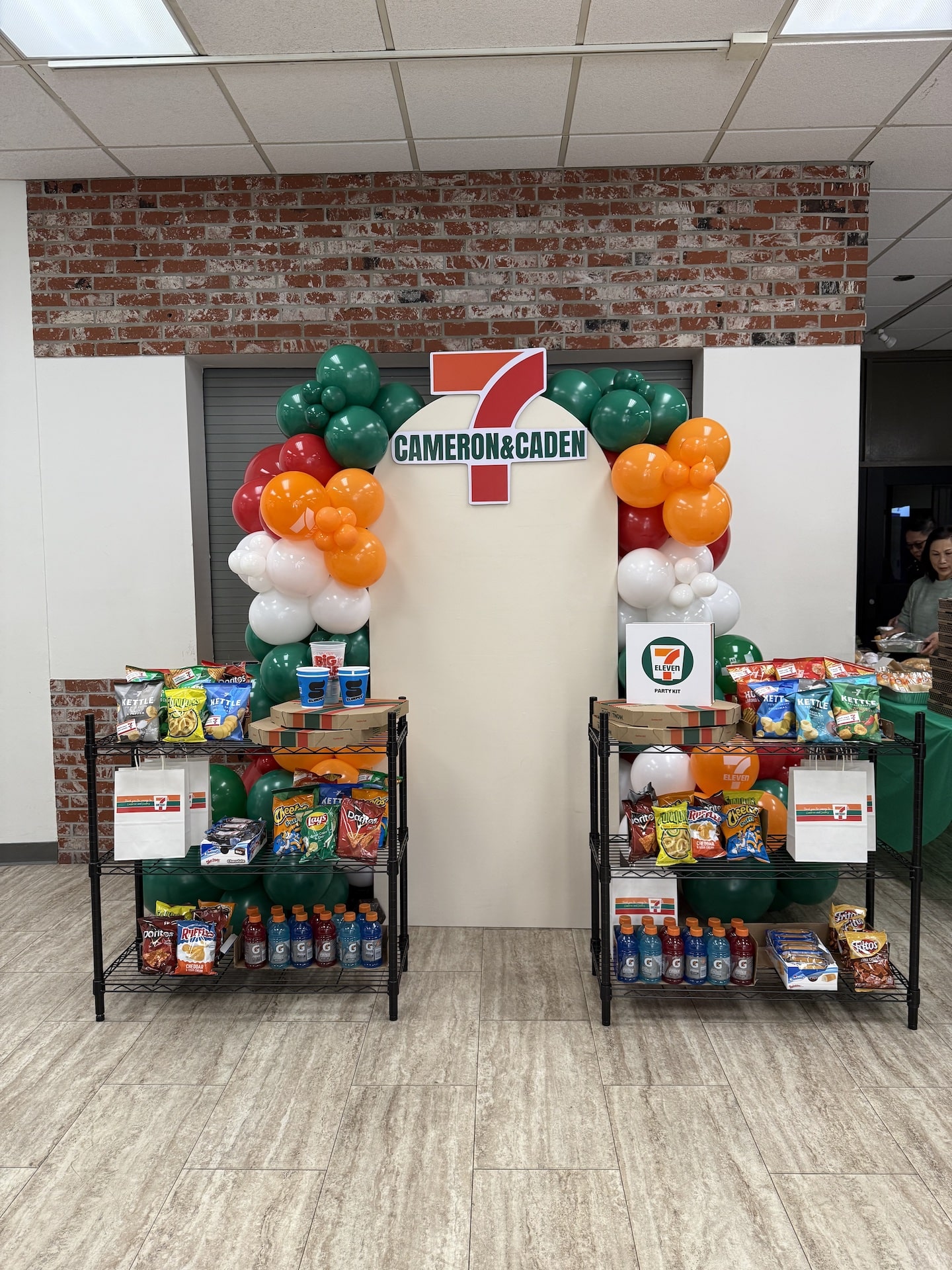 7-11 Birthday Party Balloon Install