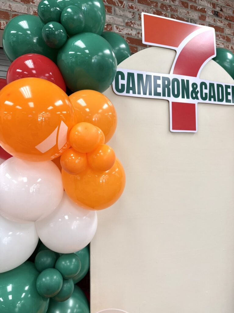 7-11 Birthday Party Sign