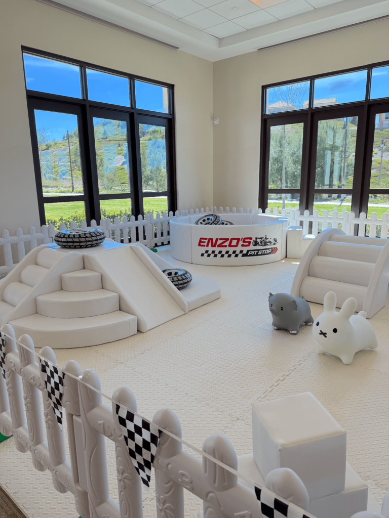 White Ball Pit with Custom Graphics