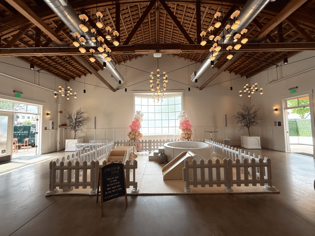 Beige Soft Play in Orange