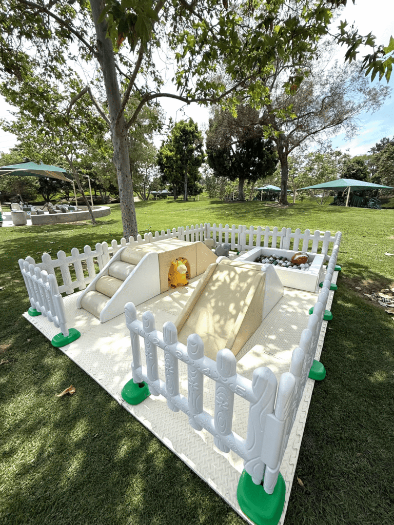 Soft play in shaded area