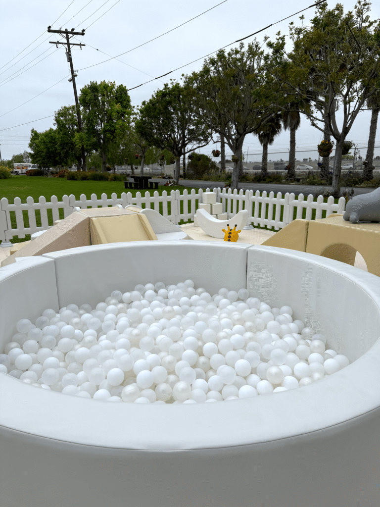 Soft Play Fun for a Birthday in Long Beach 4 White Ball Pit