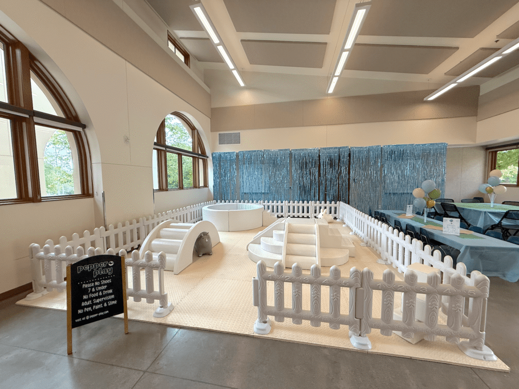 Soft play setup at community center
