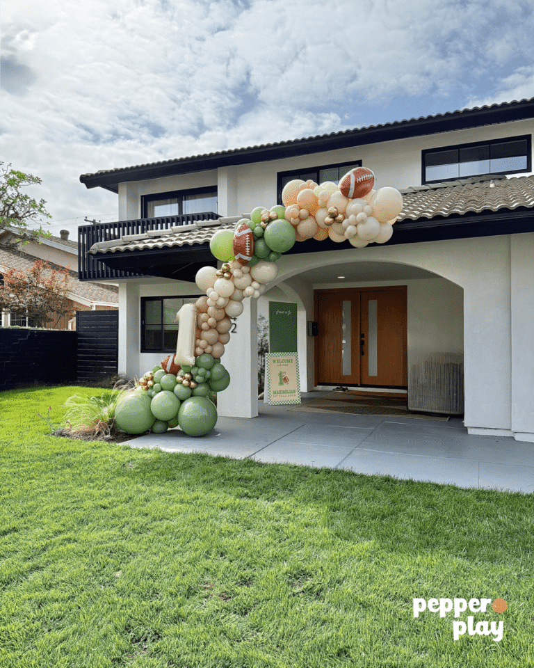 Football Entryway Balloon Garland
