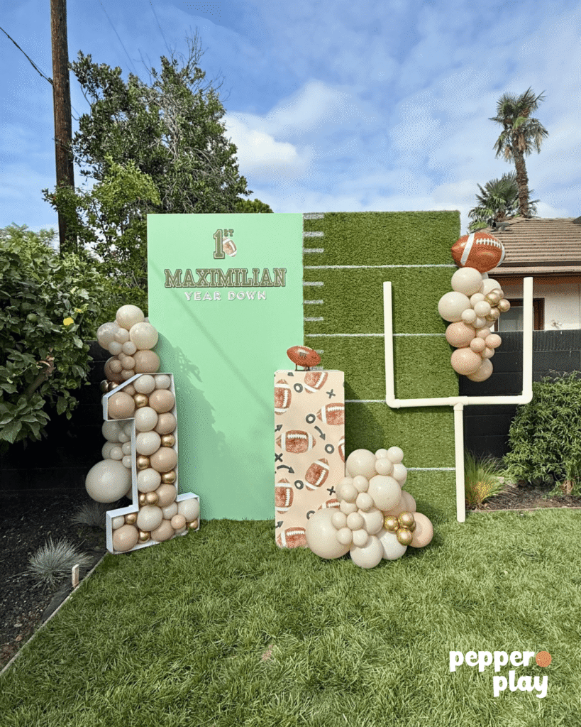 Multi Panel Football Backdrop