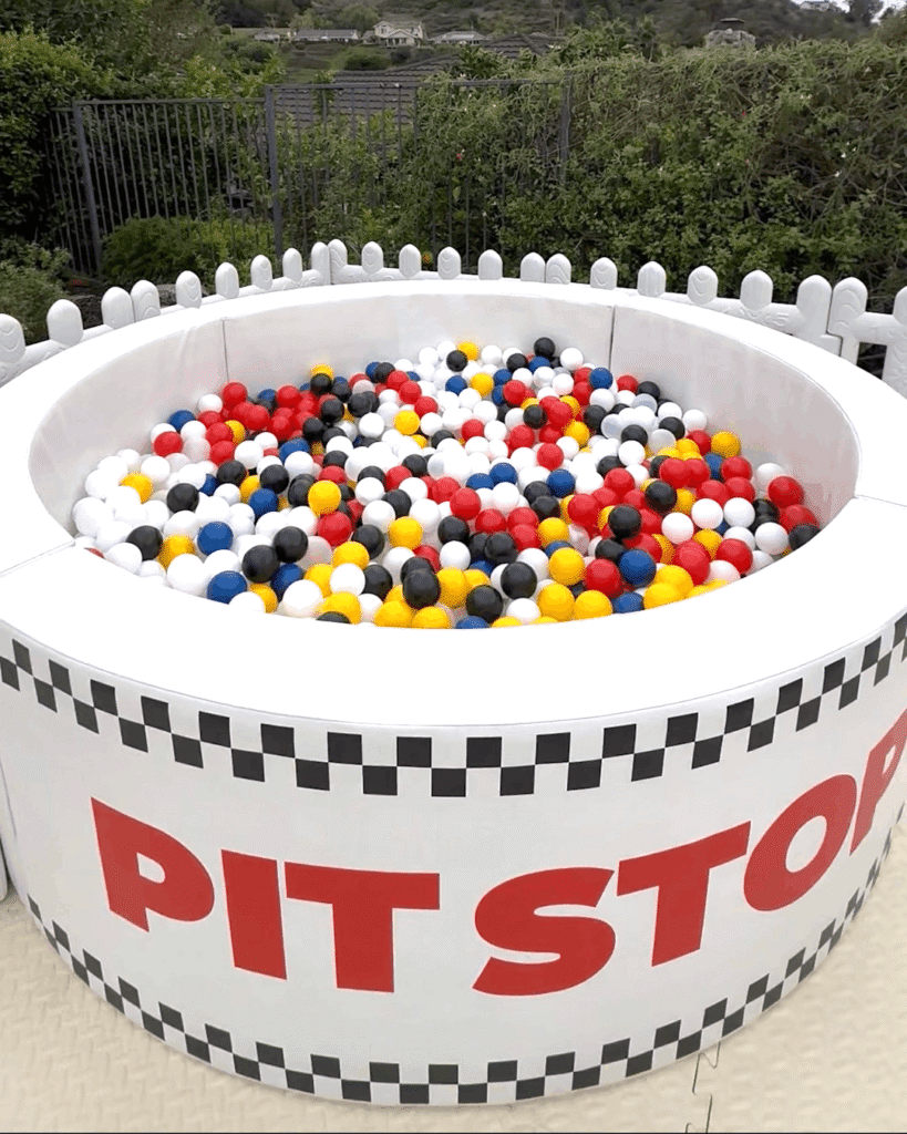 Pit Stop Ball Pit Closeup