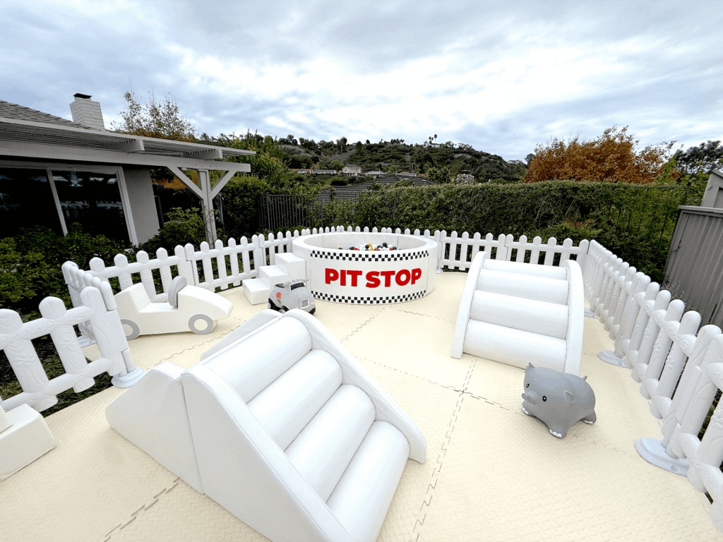 Racing Pit Stop Soft Play Set
