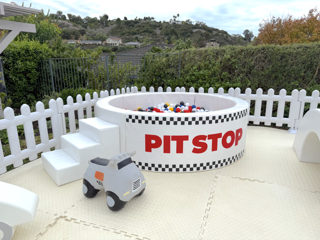 Pit Stop Racing Ball Pit in Laguna Niguel