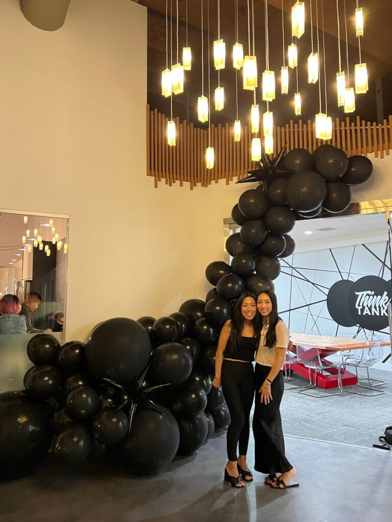 Black Balloon Garland Corporate